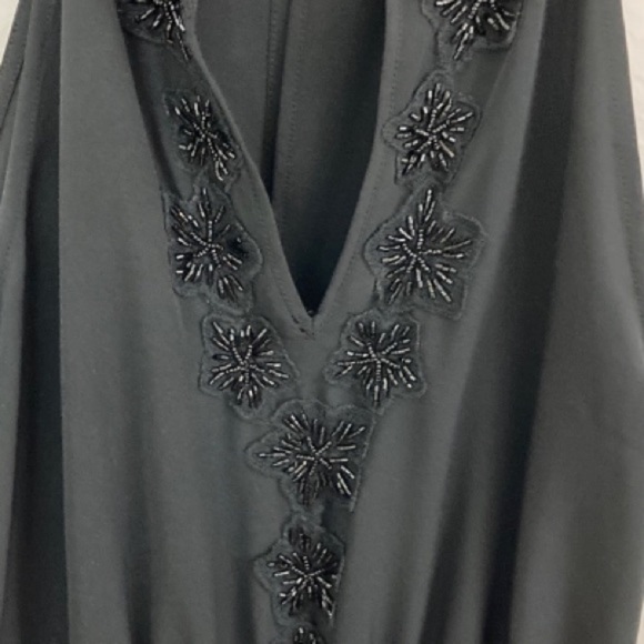 Pearl by Marchesa NWT Embellished Jumpsuit Sz 4 Quiet Luxury Old Money Cocktail - Picture 4 of 16